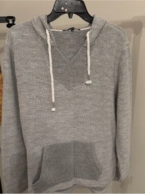 Ocean Drive grey sweater with hood